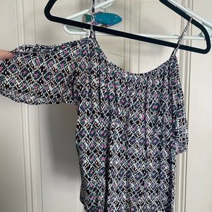 Off the shoulder spaghetti strap top